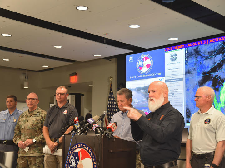 Governor Kemp at TS Debby Press Conference